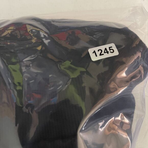 Magnlens Cropped Hoodie Women's Small Black Cotton Stretch Ribbed Logo Pullover - Picture 13 of 13